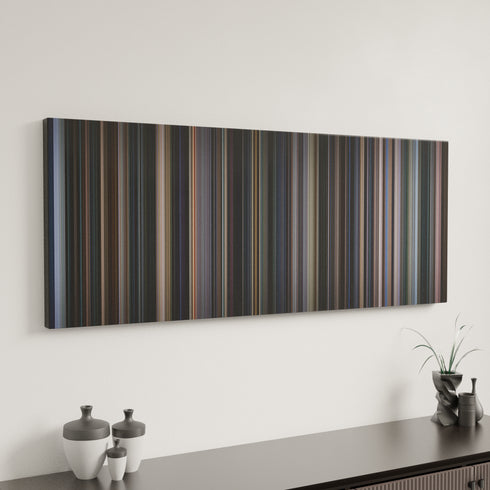 Cinema Paradiso canvas art in modern interior - movie color palette
