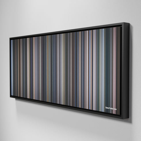 Side view of Framed Buff's of Cinema Paradiso Frome on the wall