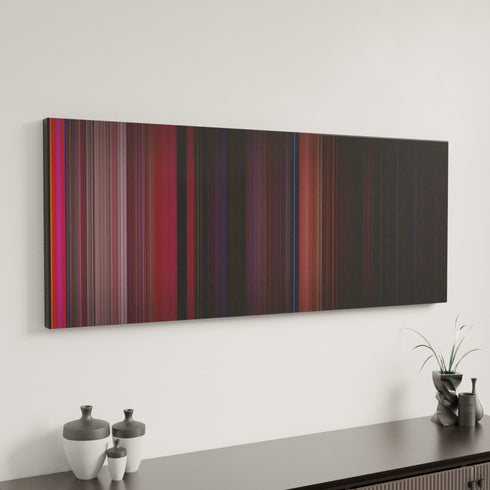 West Side Story canvas art in modern interior - movie color palette
