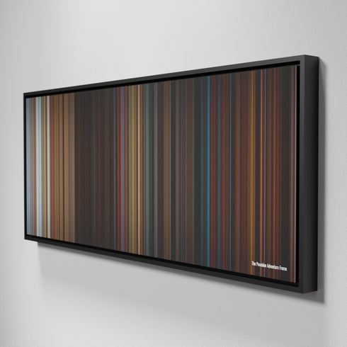 Side view of Framed Buff's of The Poseidon Adventure Frome on the wall