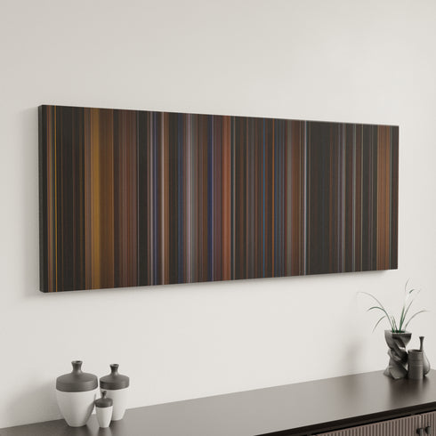 The Red Shoes canvas art in modern interior - movie color palette
