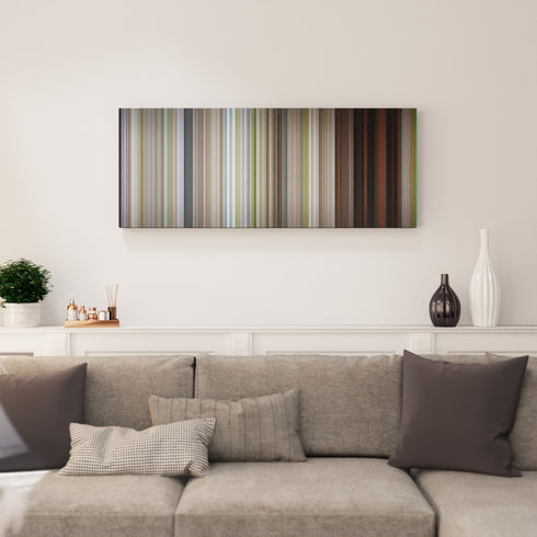 Black Narcissus canvas print in living room - film wall decor