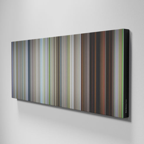 Side view of Buff's of Black Narcissus Frome on the wall