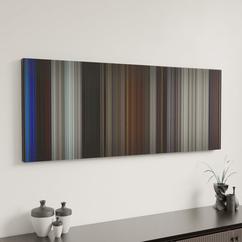 A Matter of Life and Death canvas art in modern interior - movie color palette
