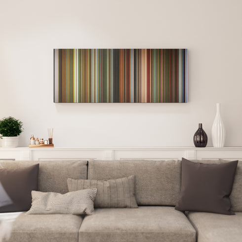 Oldboy canvas print in living room - film wall decor