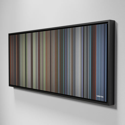 Side view of Framed Buff's of Excalibur Frome on the wall