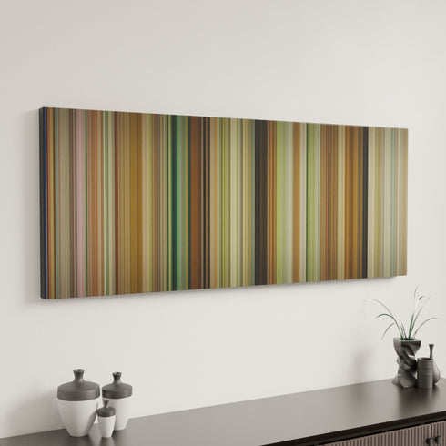 Austenland canvas art in modern interior - movie color palette