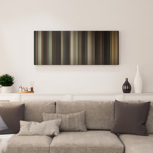 Paterson canvas print in living room - film wall decor