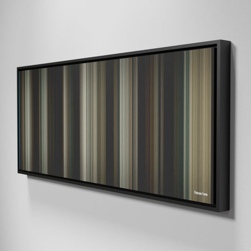 Side view of Framed Buff's of Paterson Frome on the wall