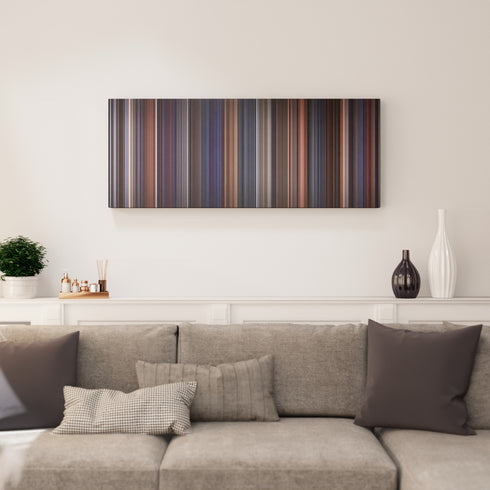 Brazil canvas print in living room - film wall decor