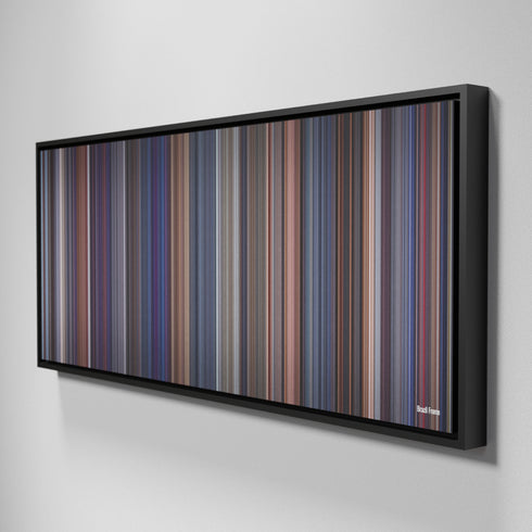 Side view of Framed Buff's of Brazil Frome on the wall