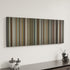 Spotlight canvas art in modern interior - movie color palette