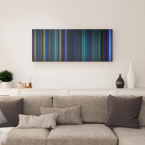 The Abyss canvas print in living room - film wall decor