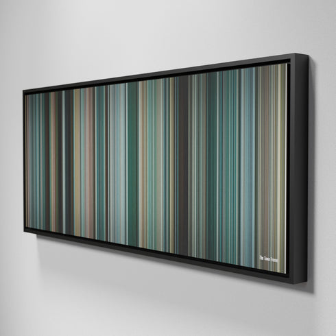 Side view of Framed Buff's of The Town Frome on the wall