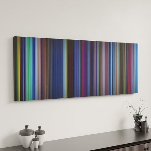 The Last Unicorn canvas art in modern interior - movie color palette