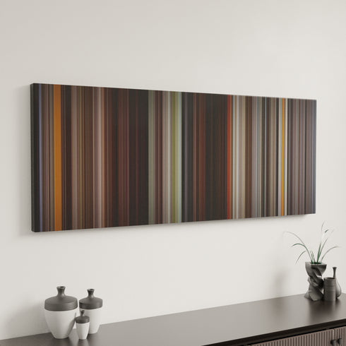 Fiddler on the Roof canvas art in modern interior - movie color palette