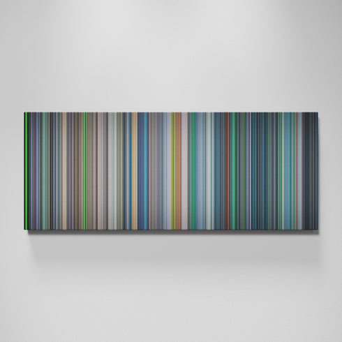 Ghost in the Shell movie canvas wall art - color palette print