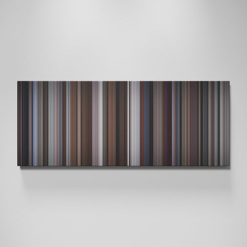 Beautiful Girls movie canvas wall art - color palette print