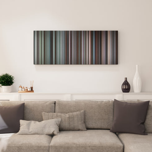 Brokeback Mountain canvas print in living room - film wall decor