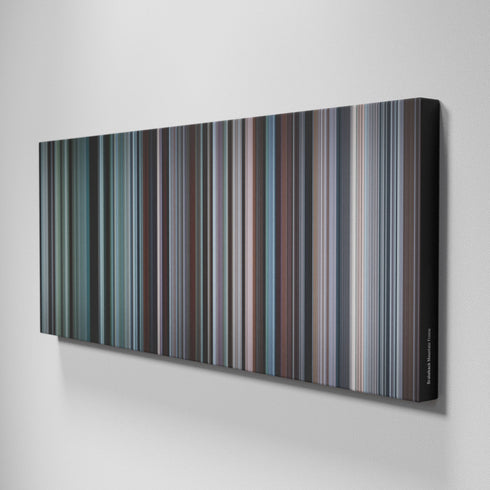 Side view of Buff's of Brokeback Mountain Frome on the wall