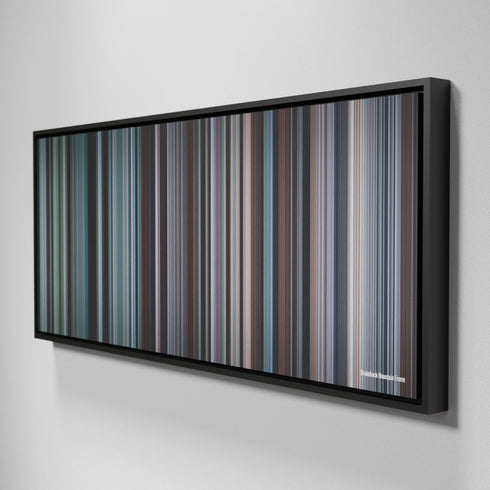 Side view of Framed Buff's of Brokeback Mountain Frome on the wall