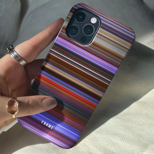 purple rain Frome phone case when holding in hands