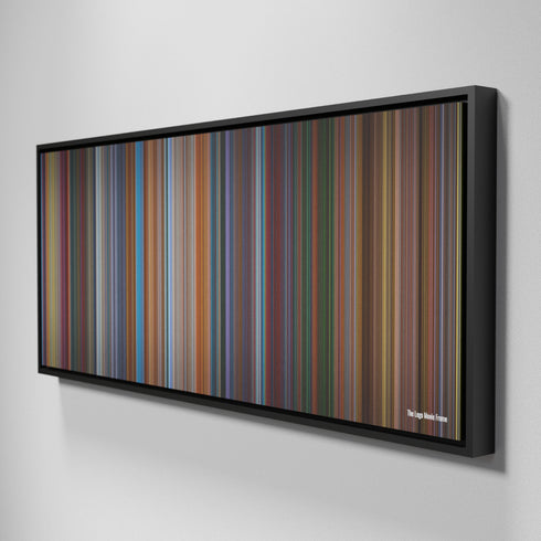 Side view of Framed Buff's of The Lego Movie Frome on the wall