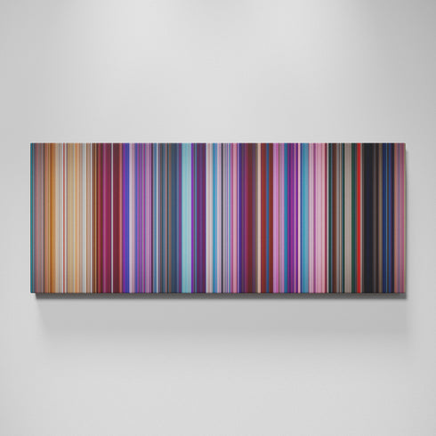 The LEGO Movie 2: The Second Part movie canvas wall art - color palette print