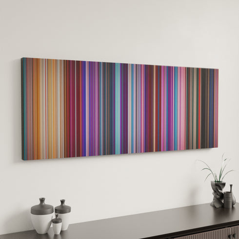 The LEGO Movie 2: The Second Part canvas art in modern interior - movie color palette