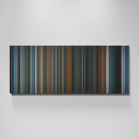 The Piano movie canvas wall art - color palette print