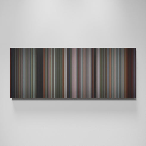 The Full Monty movie canvas wall art - color palette print