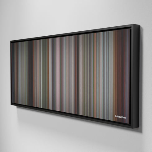 Side view of Framed Buff's of The Full Monty Frome on the wall