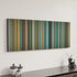 Layer Cake canvas art in modern interior - movie color palette