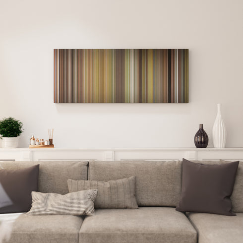 Living room interior with The Incredible Journey Frome on the wall