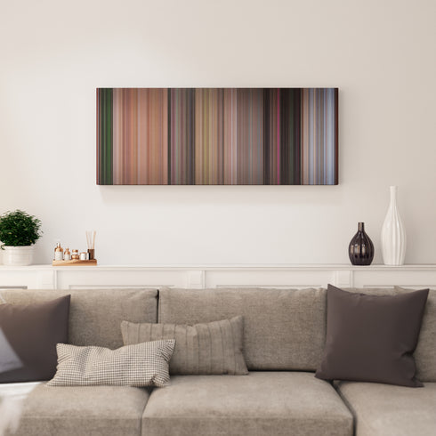 The Cat from Outer Space canvas print in living room - film wall decor