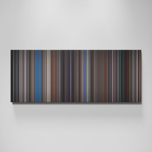 The Adventures of Buckaroo Banzai Across the 8th Dimension movie canvas wall art - color palette print