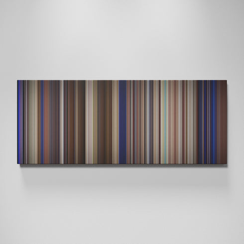 Bill & Ted's Excellent Adventure movie canvas wall art - color palette print