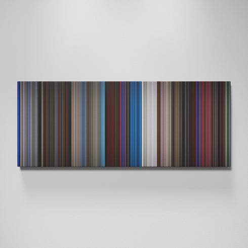 Bill & Ted's Bogus Journey movie canvas wall art - color palette print