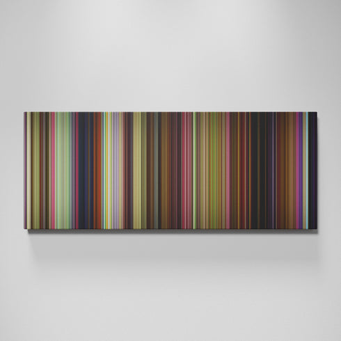 Trolls movie canvas wall art - color palette print