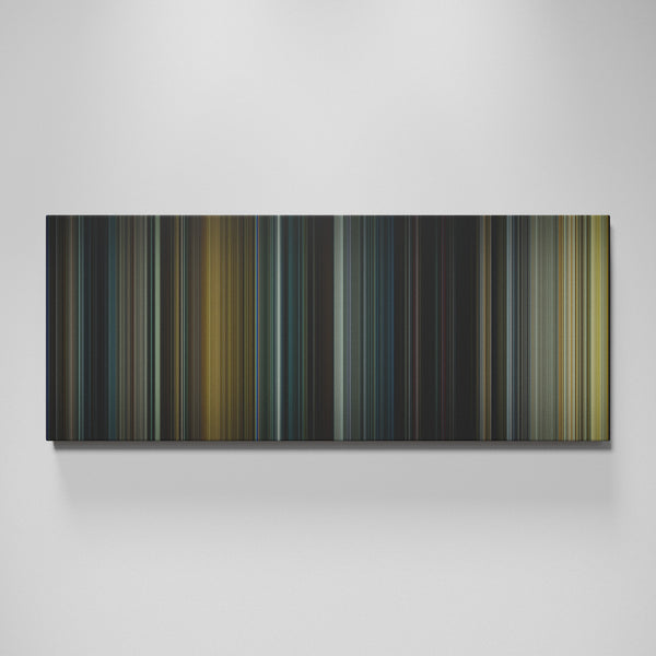 Se7en movie canvas wall art - color palette print