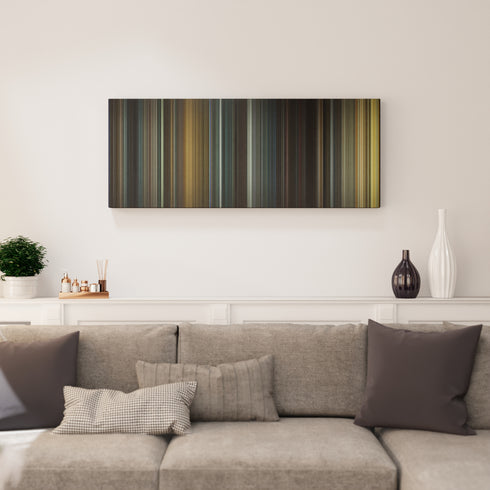 Se7en canvas print in living room - film wall decor