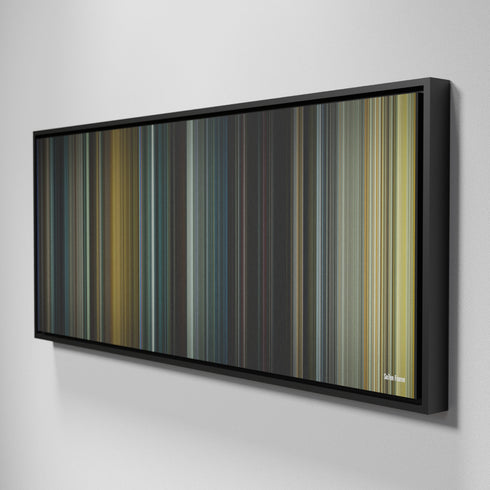 Side view of Framed Buff's of Se7en Frome on the wall