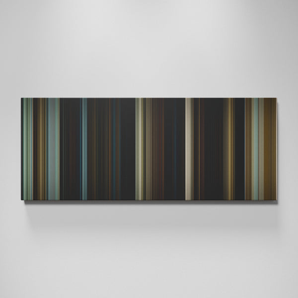 Les Misรฉrables movie canvas wall art - color palette print