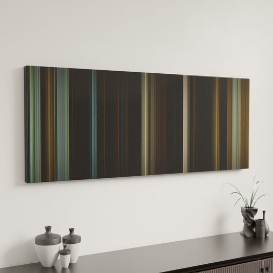 Minimal interior design with Les Misérables Frome on the wall