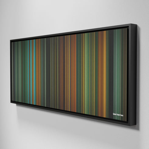 Side view of Framed Buff's of Sucker Punch Frome on the wall