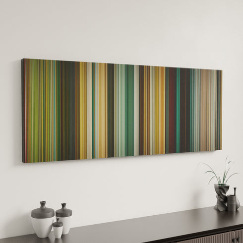 The Losers canvas art in modern interior - movie color palette
