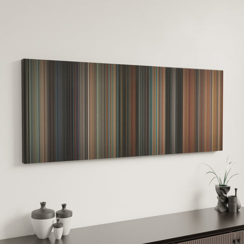 Thelma & Louise canvas art in modern interior - movie color palette