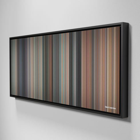 Side view of Framed Buff's of Thelma & Louise Frome on the wall