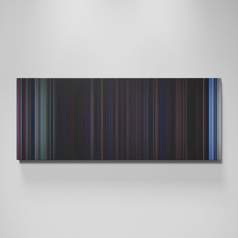 Evil Dead II movie canvas wall art - color palette print