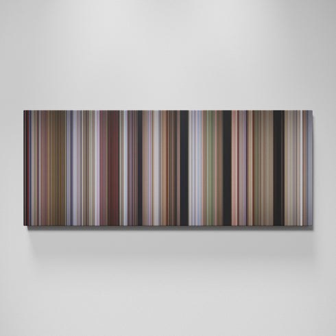 Dr. No movie canvas wall art - color palette print